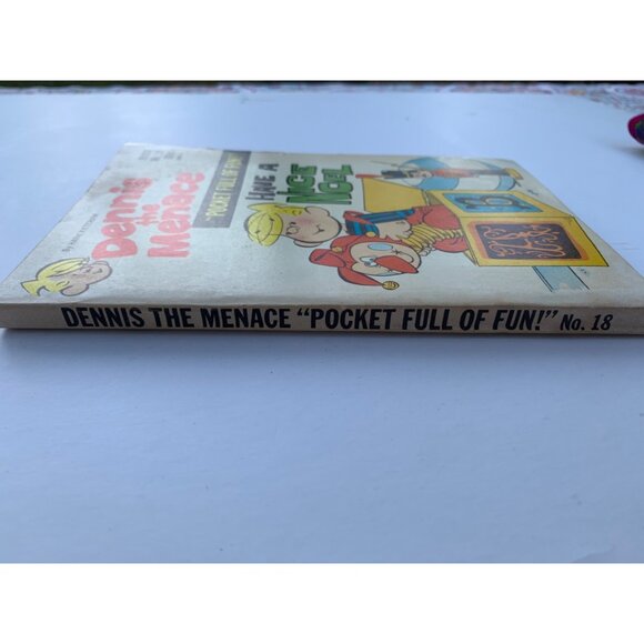 Dennis The Menace Pocket Full Of Fun No. 18 Comic Book 1969 Reprint Mass Market - Picture 2 of 11